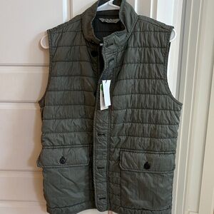 Peter Millar Dark Green Quilted Vest